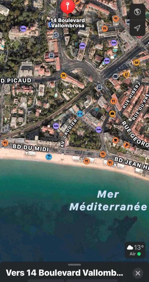 Luxurious Studio In Cannes 450M From Sea With Terrace And Air Conditioning And Private Parking Zewnętrze zdjęcie